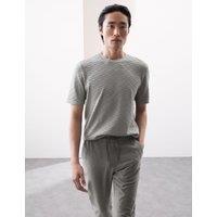 Cotton Rich Textured Knitted T-Shirt