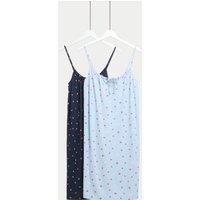 2pk Pure Cotton Printed Chemises