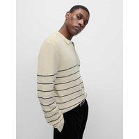 Cotton Modal Blend Knitted Polo Shirt