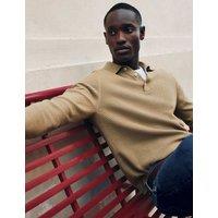 Cotton Rich Textured Knitted Polo Shirt