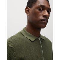 Cotton Rich Knitted Polo Shirt
