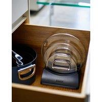 3pc Space Stainless Steel Pan Lid Holder