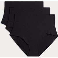 Body by M&S 3pk Flexifit Modal High Rise Shorts Black