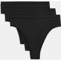 3pk Flexifit Modal High Waisted Thongs