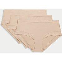 Body by M&S 3pk Flexifit Modal Low Rise Shorts Rose Quartz
