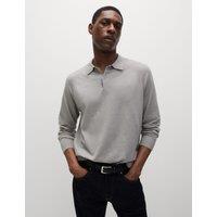 Cotton Rich Knitted Polo Shirt