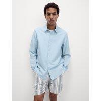 Cotton Linen Blend Shirt