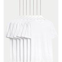 7pk Pure Cotton Crew Neck T-Shirts