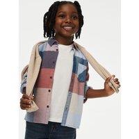 2pc Cotton Rich Checked Shirt & T-Shirt Set (2-8 Yrs)