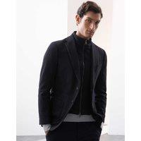 Cotton Rich Knitted Blazer with Gilet