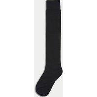 M&S 2 Pack Thermal Knee High Socks Black