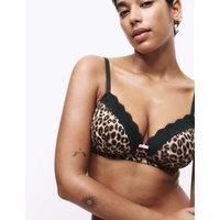 Lace Trim Non-Wired T-Shirt Bra (A-E)