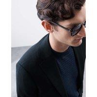 Linen Blend Check Blazer