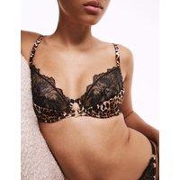 Gala Embroidery Wired Quarter Cup Balcony Bra (A-E)