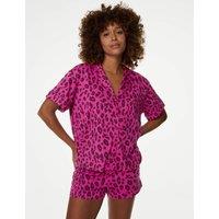 Cotton Modal Animal Print Shortie Set