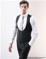 Italian Performance Linen Blend Double Breasted Waistcoat