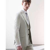 Tailored Fit Italian Performance Linen Blend Suit Jacket