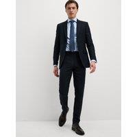 Slim Fit Pure Wool Suit Trousers