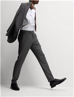 Slim Fit Pure Wool Suit Trousers