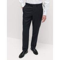M&S SARTORIAL Regular Fit Premium Pure Wool Suit Trousers Black
