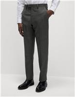 Regular Fit Pure Wool Suit Trousers