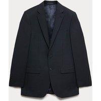 M&S SARTORIAL Regular Fit Premium Pure Wool Suit Jacket Navy