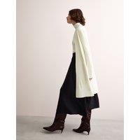 Pure Merino Wool Longline Cardigan