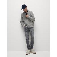 M&S Skinny Fit Stretch Jeans Mid Grey