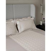 2pk Geometric Sateen Jacquard Oxford Pillowcases