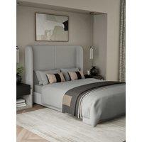 M&S X Kelly Hoppen 500 Thread Count Pure Cotton Sateen Bedding Set Grey