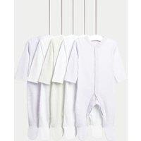 5pk Pure Cotton Sleepsuits (0-3 Yrs)