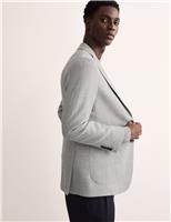 Tailored Fit Wool Rich Herringbone Blazer