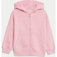 Cotton Rich Plain Hoodie (2-8 Yrs)