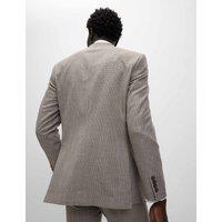 Tailored Fit Grid Check Suit Jacket