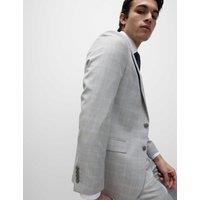 Tailored Fit Check Suit Jacket