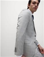 Tailored Fit Check Suit Jacket