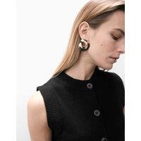 Pure Cashmere Button Through Knitted Vest