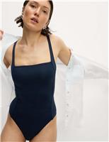 360 Tummy Control Padded Square Neck Swimsuit