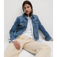 Petite Denim Jacket with Stretch