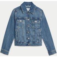 Petite Denim Jacket with Stretch