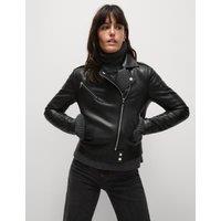 Faux Leather Biker Jacket