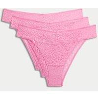 3pk Animal Lace Miami Knickers