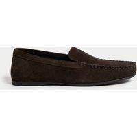 Suede Flat Loafers