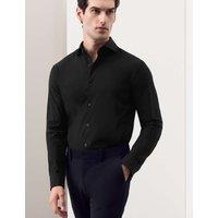 Autograph Slim Fit Stretch Performance Shirt Black