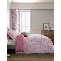 English Heritage Pure Cotton St Johns Trellis Bedding Set Pink