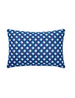 Amsee Geo Embroidered Bolster Cushion