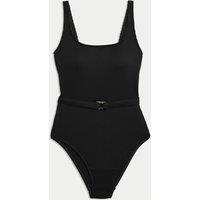 Post surgery Tummy Control Belted Swimsuit