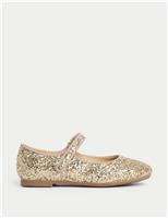 Kids Glitter Ballet Pumps (4 Small - 2 Large)