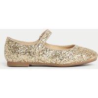 Kids Glitter Ballet Pumps (4 Small - 2 Large)