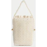 Beaded Drawstring Grab Bag